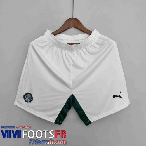 Short De Foot Palmeiras Blanc Homme 2022 2023 DK127