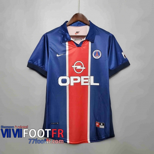 77footfr Retro Maillots foot 98 99 PSG Domicile