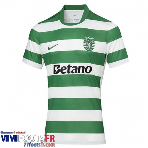 Maillot De Foot Sporting Lisbon Domicile Homme 25 26