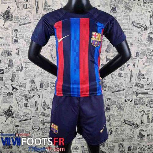 Maillot De Foot Barcelone Domicile Enfant 2022 2023 AK12