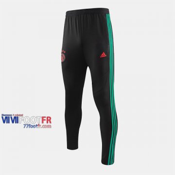 Promo: Les Nouveaux Pantalon Entrainement Foot Ajax Amsterdam Vintage Noir/Vert 2019/2020