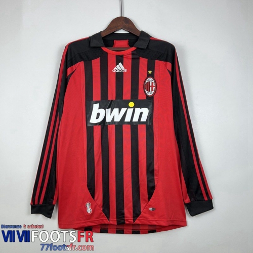 Retro Maillot De Foot AC Milan Domicile Homme Manche Longue 07 08 FG261