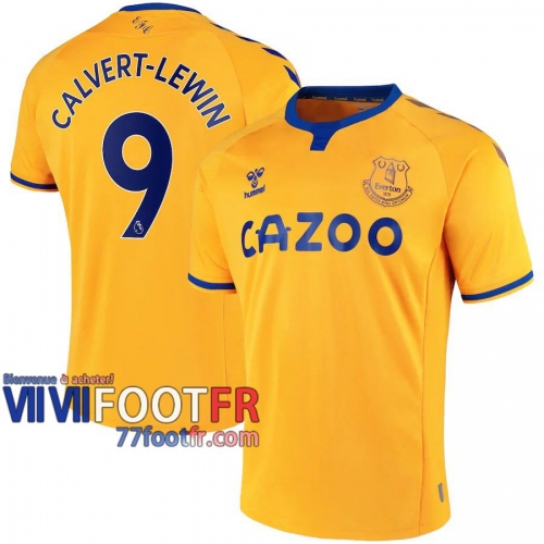 77footfr Everton Maillot de foot Calvert-Lewin #9 Exterieur 20-21