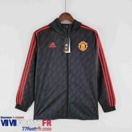 Coupe Vent - Sweat a Capuche Manchester United bleu Homme 2022 2023 WK118