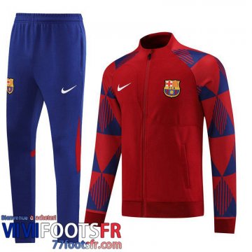 Veste Foot Barcelone rouge Homme 2022 2023 JK589