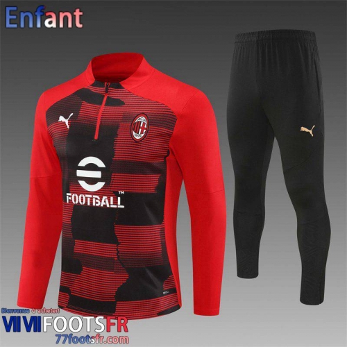 KIT: Survetement de Foot AC Milan Enfant 24 25 C340