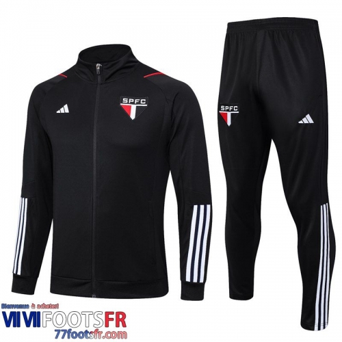 Veste Foot Sao Paulo noir Homme 2023 2024 JK729