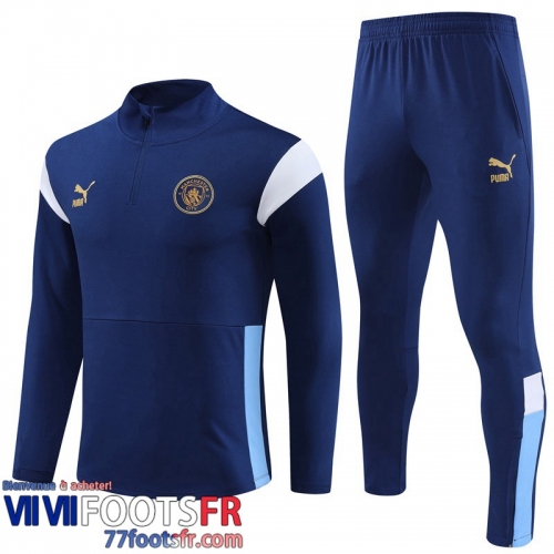 Survetement de Foot Manchester City bleu Homme 2023 2024 TG838