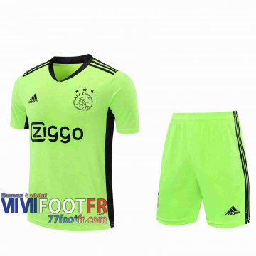 77footfr Maillots foot Ajax Gardiens de but green 2020 2021