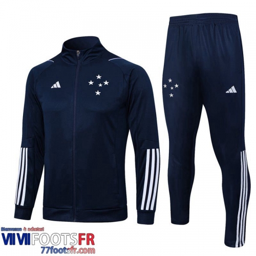 Veste Foot Cruzeiro bleu Homme 2023 2024 JK709