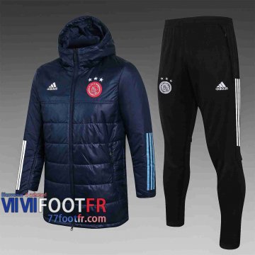 77footfr Veste - Doudoune Foot AJAX saphir 2020 2021 C33