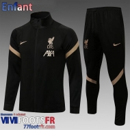 Veste Foot Liverpool noir Enfant 21 22 TK162