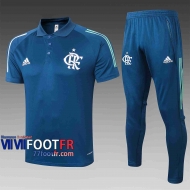 Polo de foot Flamen 2020 2021 bleu marin C459#