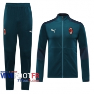 77footfr Veste Foot AC Milan vert foncE - Entrainement 2020 2021 J66