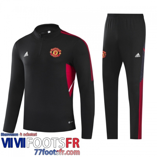 Survetement de Foot Manchester United noir Homme 22 23 TG373