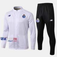 Top Qualité Ensemble Veste Survetement Foot FC Porto Blanc Thai 2019 2020 Nouveau