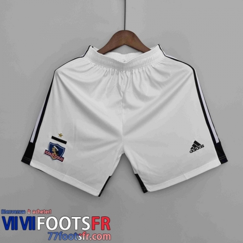 Short De Foot colo colo Blanc Homme 2022 2023 DK126