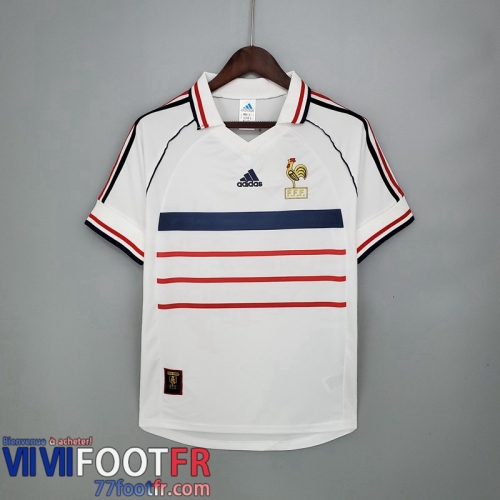 Retro Maillot De Foot France Exterieur 1998 RE98
