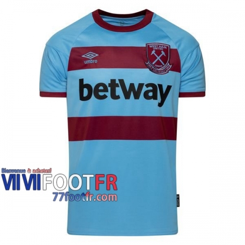 77footfr West Ham United Maillot de foot Exterieur 20-21