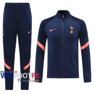 77footfr Veste Foot Tottenham Hotspur Bleu foncE - Entrainement 2020 2021 J78