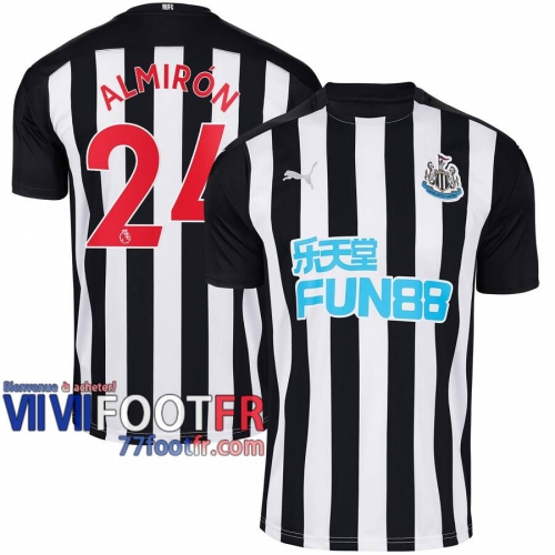 77footfr Newcastle United Maillot de foot Almirón #24 Domicile 20-21