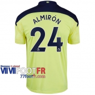 77footfr Newcastle United Maillot de foot Almirón #24 Exterieur Enfant 20-21