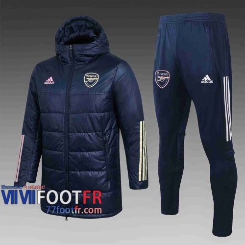 77footfr Veste - Doudoune Foot Arsenal saphir 2020 2021 C53