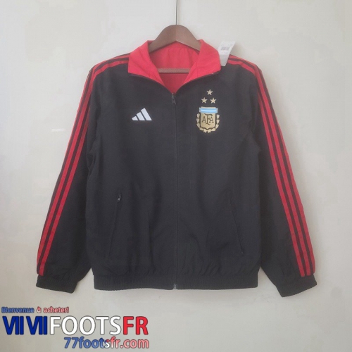 Coupe Vent - Sweat a Capuche Argentine noir Homme 2022 2023 WK242