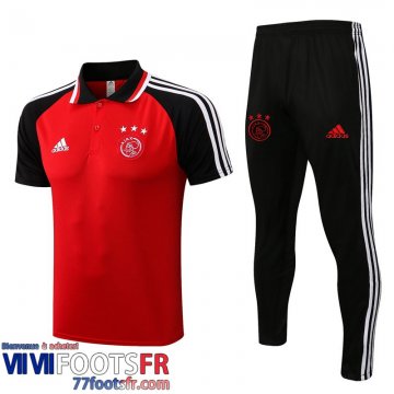 Polo foot AJAX rouge Homme 2021 2022 PL285