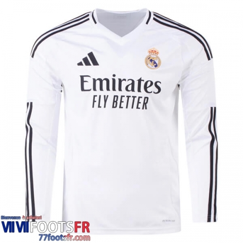 Maillot De Foot Real Madrid Manche Longue Domicile Homme 24 25