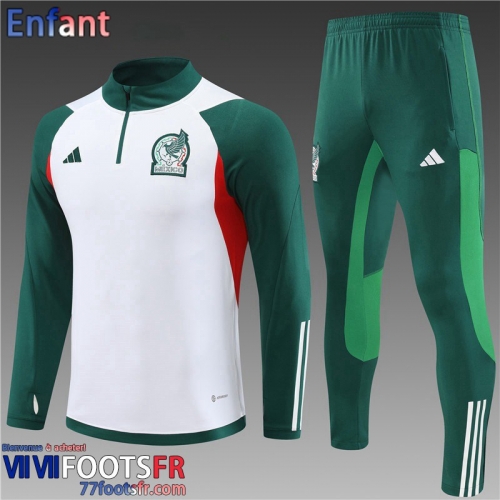 Survetement de Foot Mexique Blanc Enfant 2023 2024 TK600