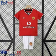 Retro Maillot De Foot Manchester United Domicile Enfant 00 01 FG471