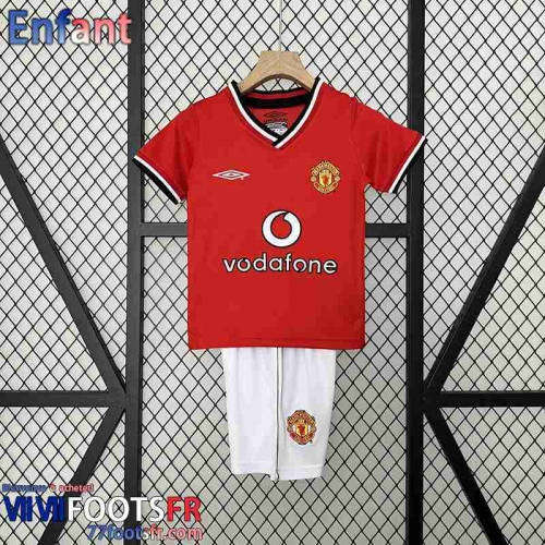 Retro Maillot De Foot Manchester United Domicile Enfant 00 01 FG471