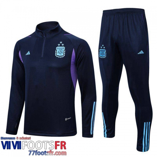 Survetement de Foot Argentine bleu marine Homme 2022 2023 TG621