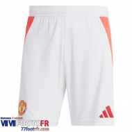 Short de Foot Manchester United Domicile Homme 24 25 P459