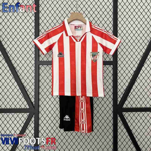 Retro Maillot De Foot Athletic Bilbao Domicile Enfant 95 97 FG465