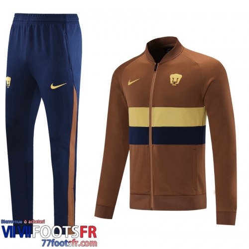 Veste Foot Pumas UNAM Homme brun 2021 2022 JK104