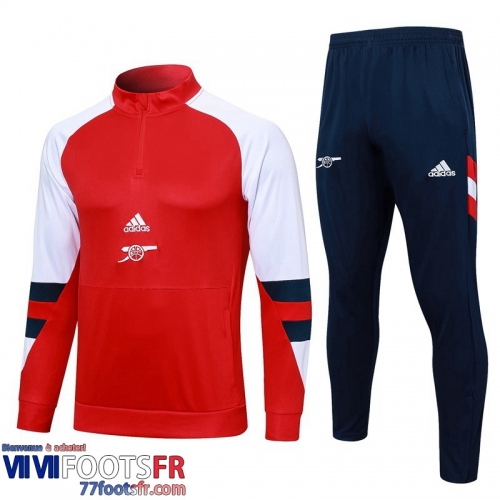 Survetement de Foot Arsenal rouge Homme 2023 2024 A20