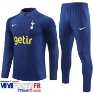 Survetement de Foot Tottenham bleu Homme 2023 2024 TG831