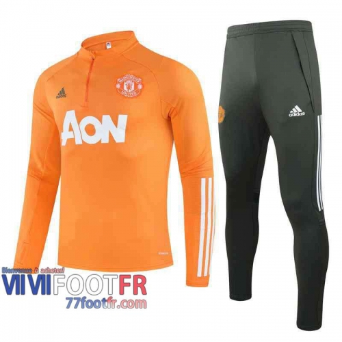 Veste De Foot Manchester United Orange 20-21 J168