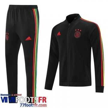 Veste Foot Ajax le noir Homme 2021 2022 JK161