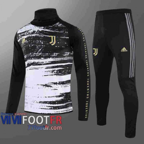 Survetement De Foot Juventus Noir et blanc 20-21 T98