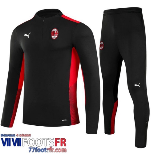 Survetement de Foot AC Milan le noir Homme 2021 2022 TG115