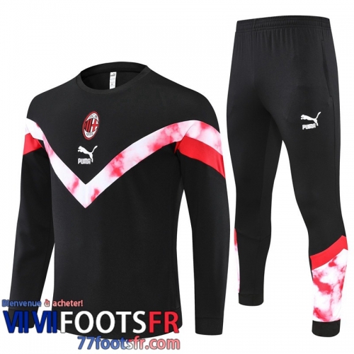 Survetement de Foot AC Milan noir Homme 22 23 TG314