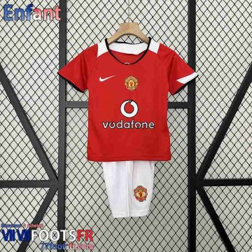 Retro Maillot De Foot Manchester United Domicile Enfant 05 06 FG475