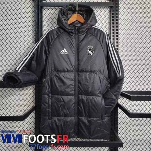 Doudoune Foot Real Madrid noir Homme 2023 2024 DD151