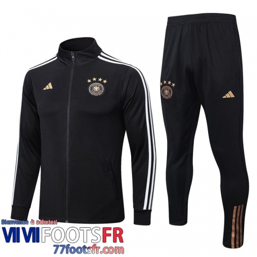 Veste Foot Allemagne noir Homme 2022 2023 JK608