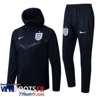 Veste Foot - Sweat A Capuche Angleterre bleu marin Homme 2022 2023 JK346