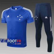 T-shirt de foot Cruze 2020 2021 Bleu C482#