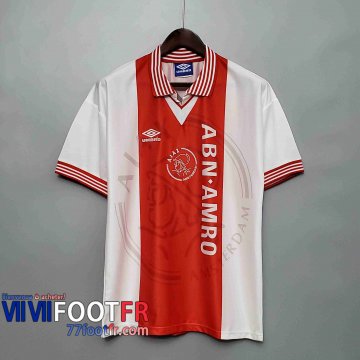 77footfr Retro Maillots foot Ajax 95 96 Domicile